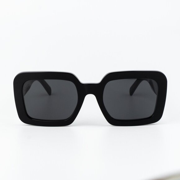 Celine TRIOMPHE Women Sunglasses Black Square CL40304U 01A NEW AUTHENTIC - Picture 2 of 13